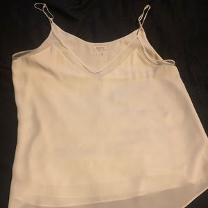 White silky camisole